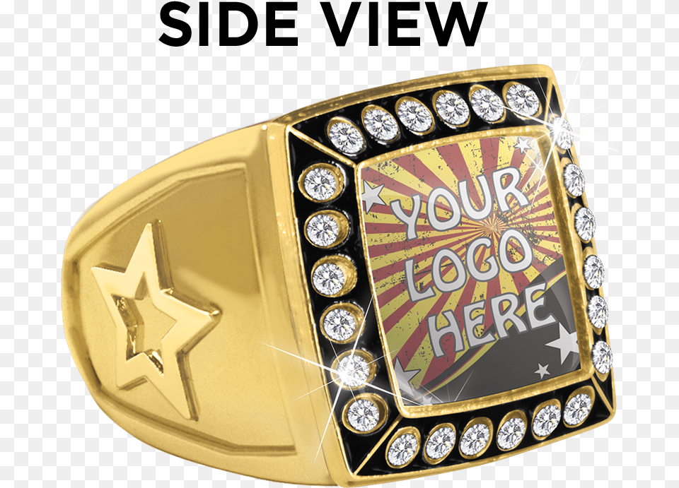 Custom Insert Gold Crystal Champion 20 Wrestling Rings Belt, Accessories, Buckle, Wristwatch, Jewelry Free Png Download