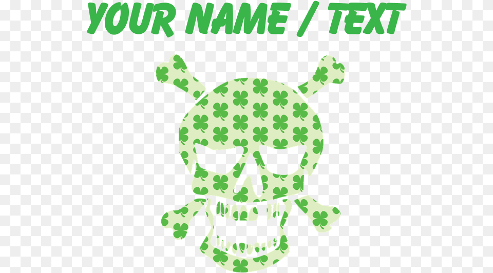 Custom Irish Pirate Skull And Crossbones Classic T Police Car Burning Drawing, Green, Baby, Person, Face Png Image