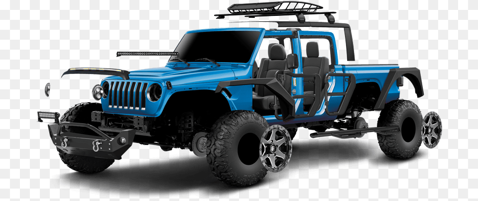 Custom Jeep Gladiator Build Jeep Wrangler, Car, Transportation, Vehicle, Machine Png