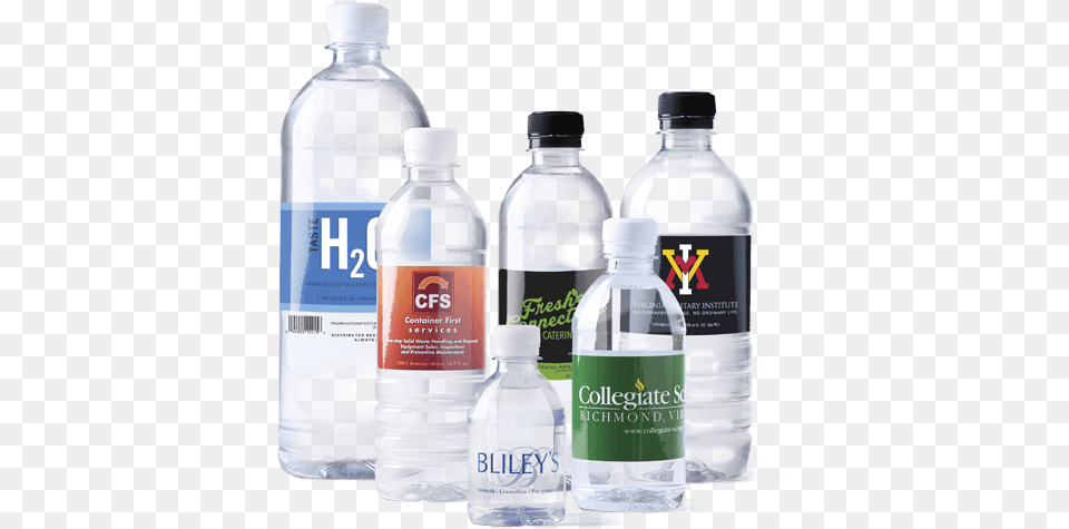 Custom Label Bottled Water Branded Water Bottle Label Design, Beverage, Mineral Water, Water Bottle Free Transparent Png