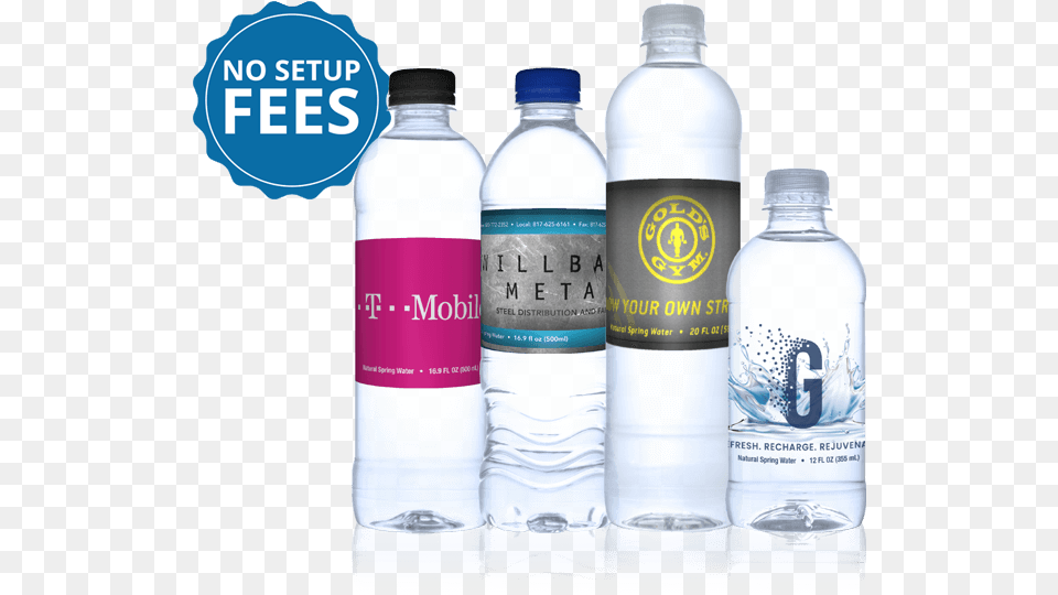 Custom Label Bottled Water Personalized Plastic Bottle, Beverage, Mineral Water, Water Bottle, Shaker Free Transparent Png