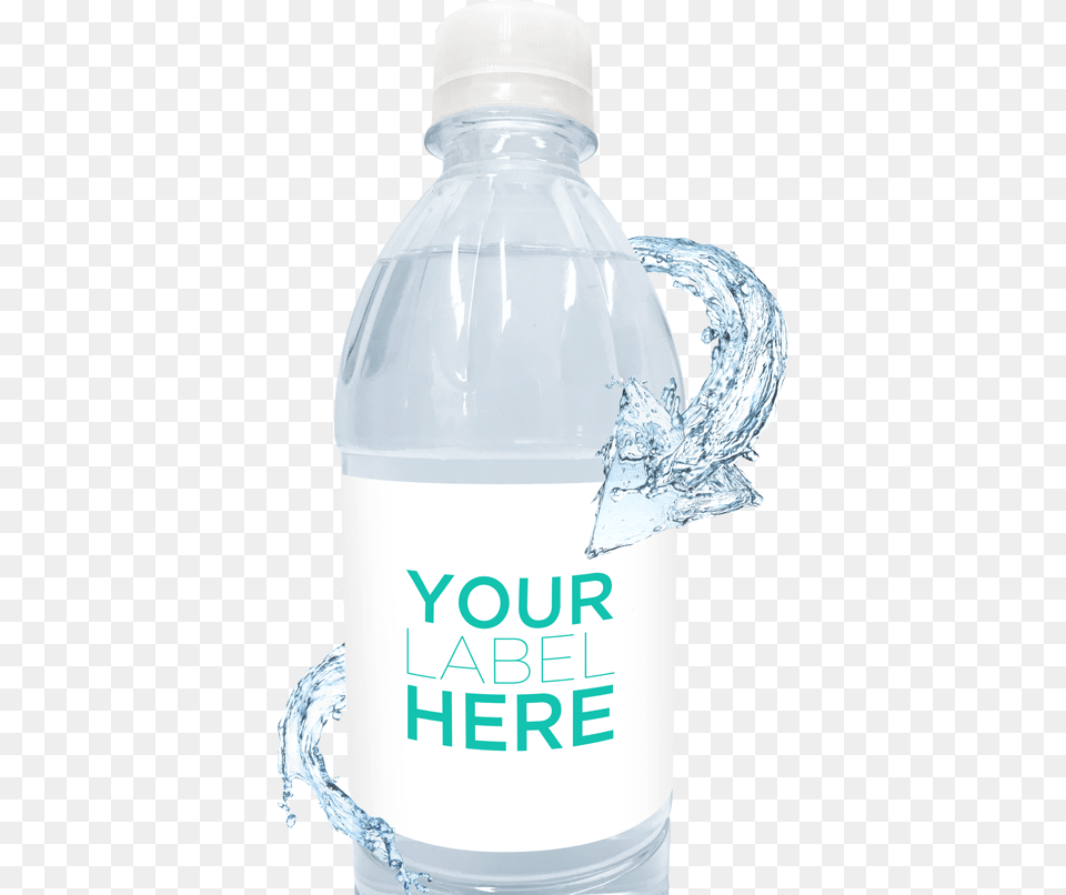Custom Labeled Bottle Paradise Water Bottle, Water Bottle, Beverage, Mineral Water, Shaker Free Transparent Png