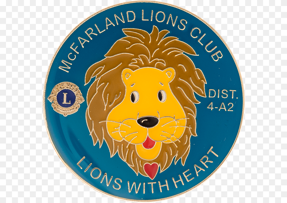 Custom Lions International Club Pins Medals Coins U0026 Badges Big, Badge, Logo, Symbol, Animal Free Png Download