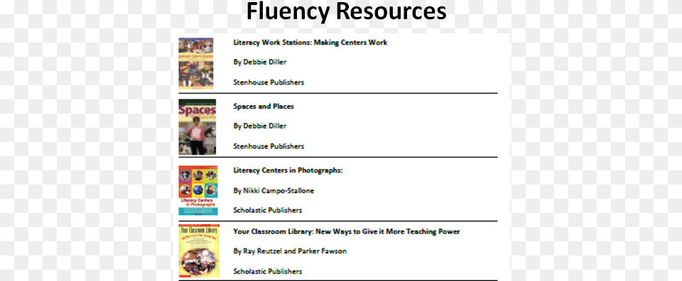 Custom List Of Resources Scholastic Literacy Centers In Photographs Grades, Page, Text, Person Free Png Download