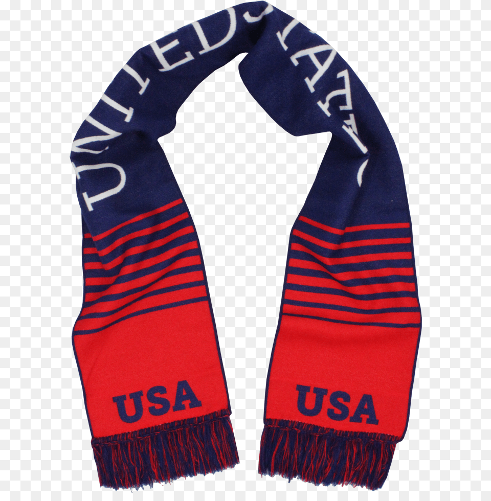 Custom Made Football Scarves Cheap Custom Soccer Usa Scarf, Clothing, Stole, Adult, Female Png