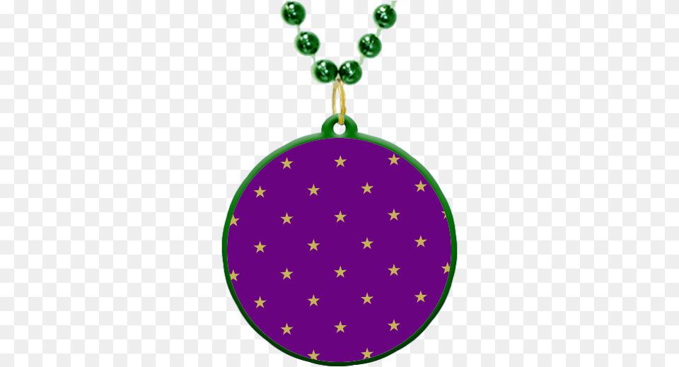 Custom Mardi Gras Bead Medallion With A Star Field New Orleans Indians, Accessories, Birthday Cake, Cake, Cream Png