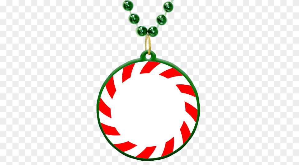 Custom Mardi Gras Bead Medallion With Beautiful Stripe Border, Accessories, Jewelry, Necklace, Ornament Free Png