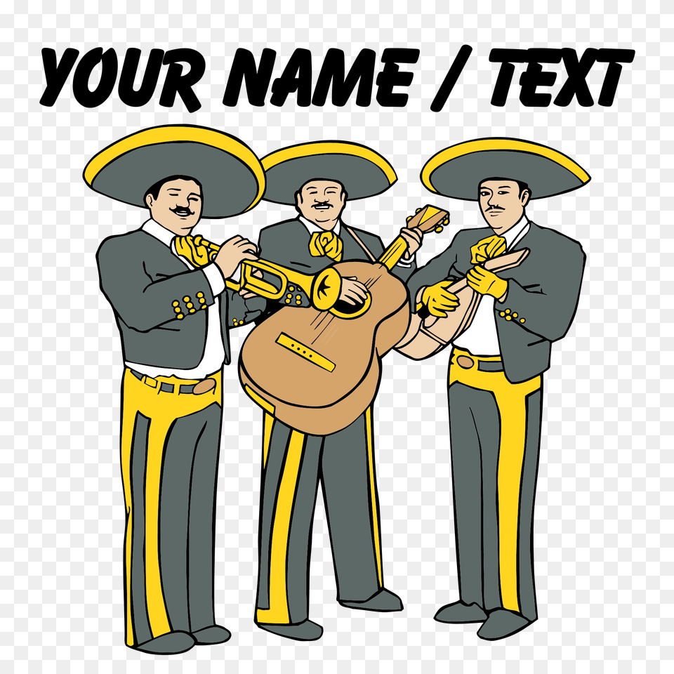 Custom Mariachi Band Shower Curtain Projects To Try, Adult, Person, People, Man Free Transparent Png
