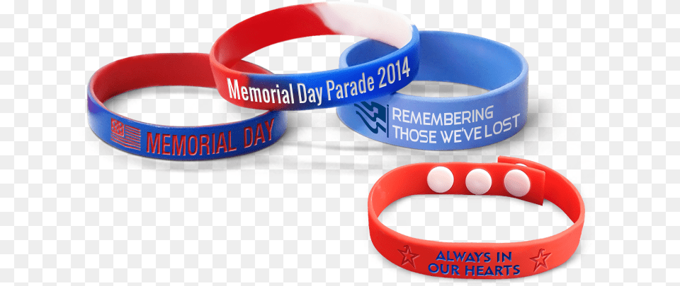 Custom Memorial Day Bands Bracelet, Accessories, Jewelry, Ornament, Tape Free Transparent Png
