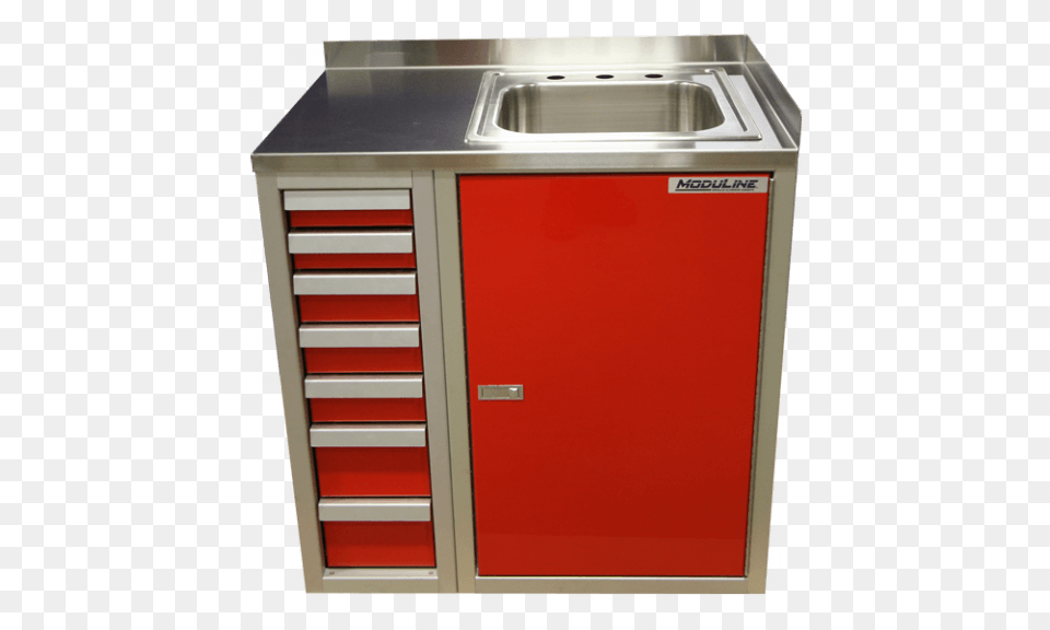 Custom Metal Aluminum Cabinets With Sink And Drawers Free Png