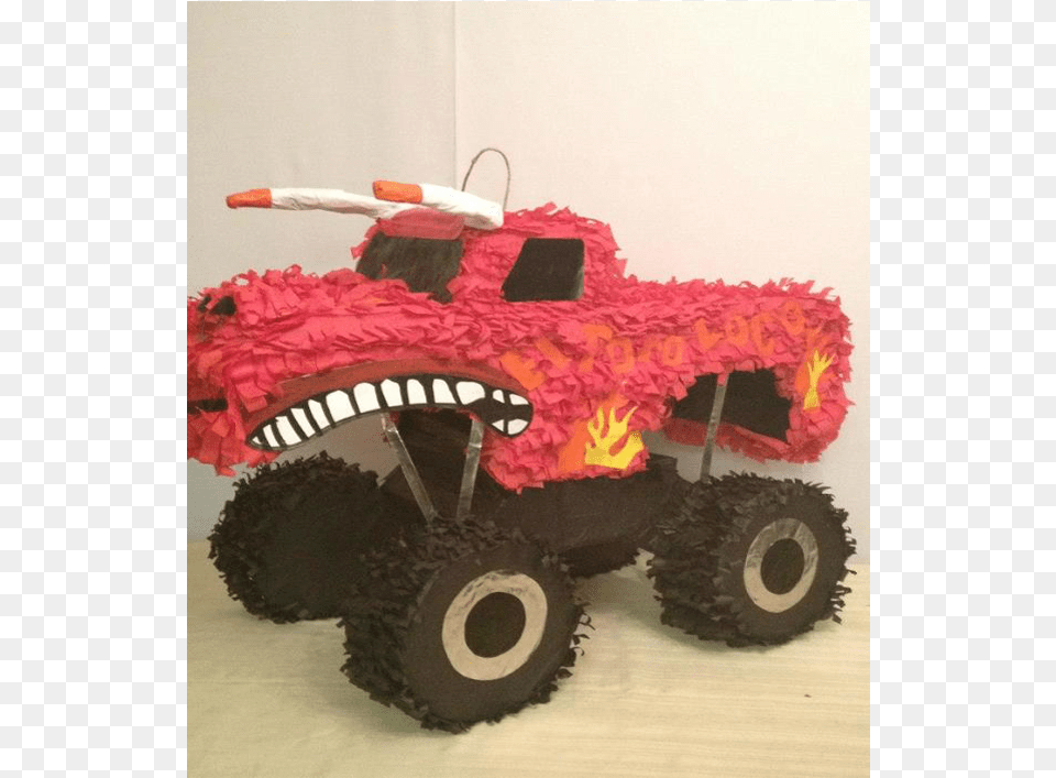 Custom Monster Truck Pinata Red In Houston De Monster Jam, Toy, Machine, Wheel Free Png
