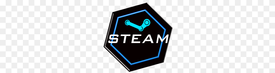 Custom Neon Steam Icon, Sign, Symbol Png Image