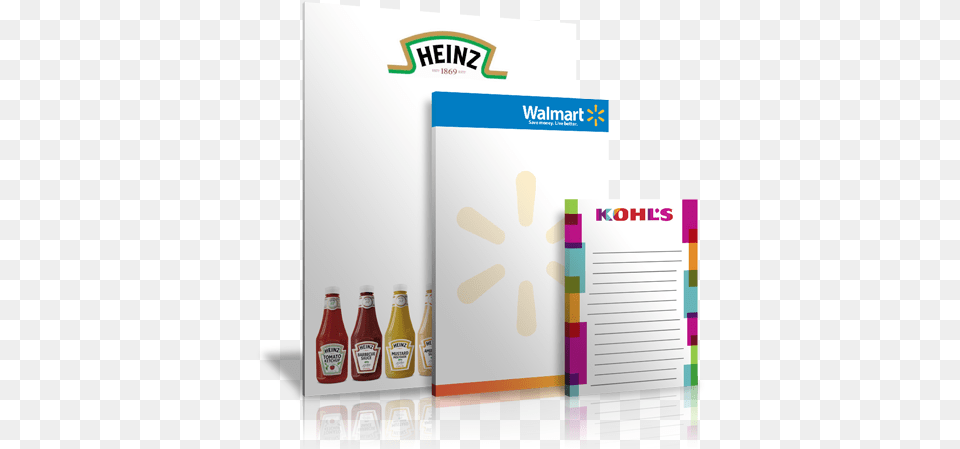 Custom Notepads Company Notepads With Logo, Food, Ketchup Png Image