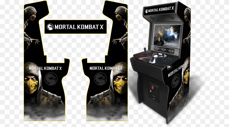 Custom Permanent Full Size Scorpion Mortal Kombat X Arcade Mortal Kombat X, Adult, Male, Man, Person Free Transparent Png