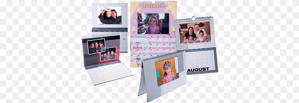 Custom Photo Calendars Open To A Full 11 X 17 And Photography, Art, Collage, Baby, Person Free Png