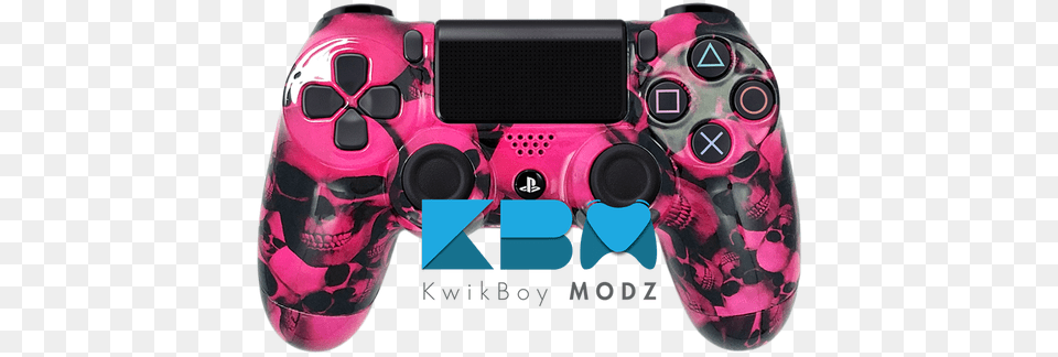 Custom Pink Skull Pile Ps4 Controller Kwikboy Modz, Electronics, Joystick Png