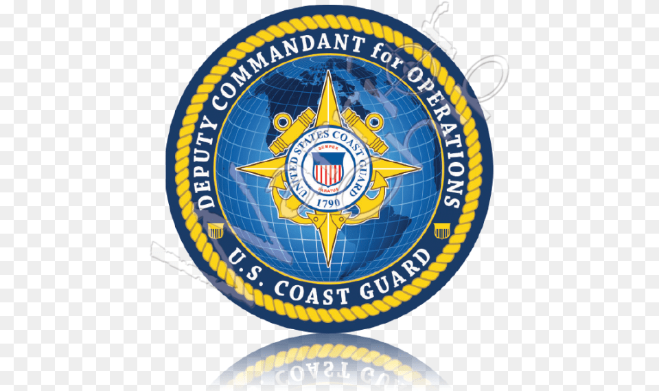 Custom Poker Chips Coast Guard Mikasa Studio Kraft Capreol, Badge, Logo, Symbol, Ball Png