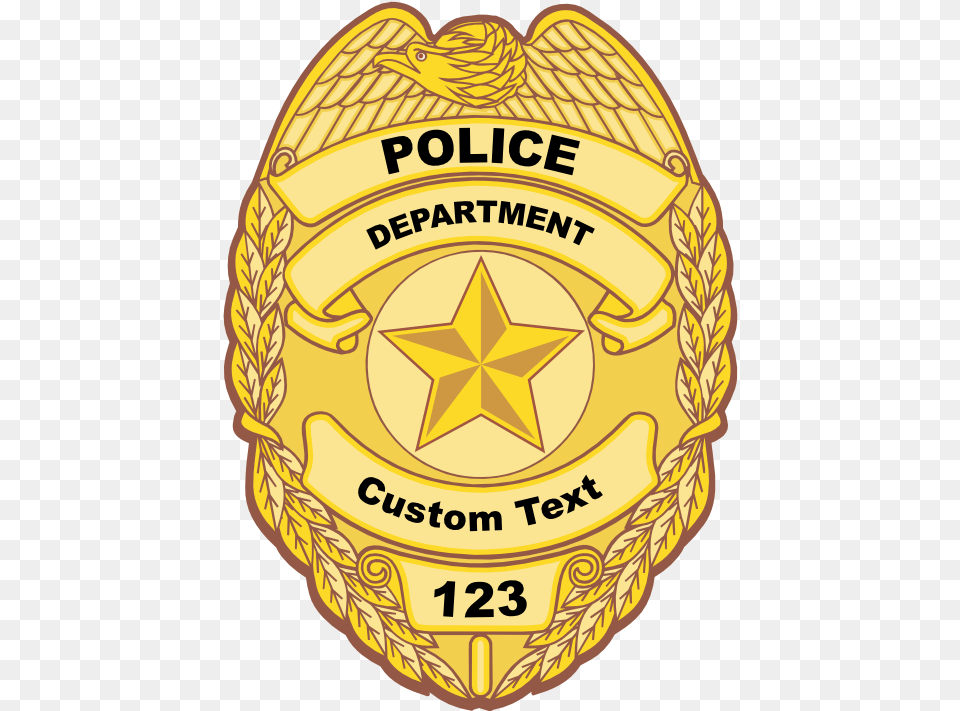 Custom Police Badge Magnet Police Badge, Logo, Symbol, Ammunition, Grenade Free Transparent Png