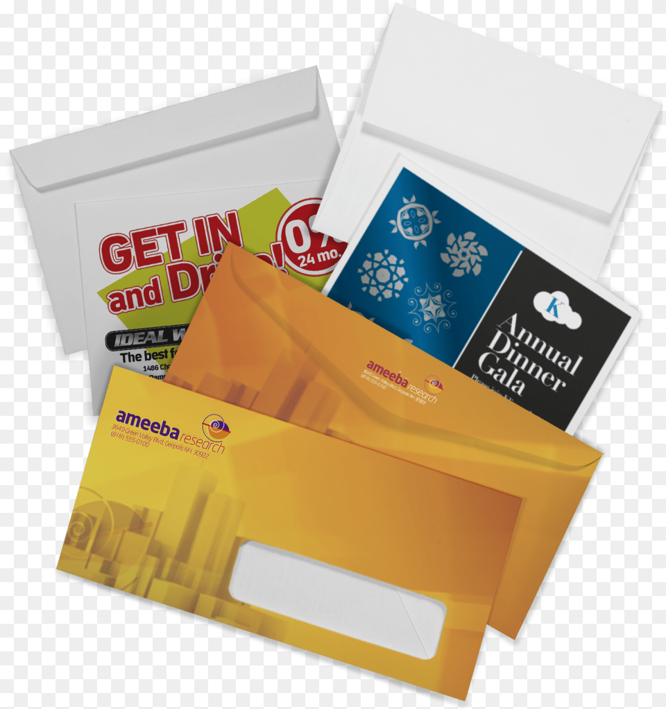 Custom Printed Envelopes Envelopes Printing, Envelope, Mail Free Png Download