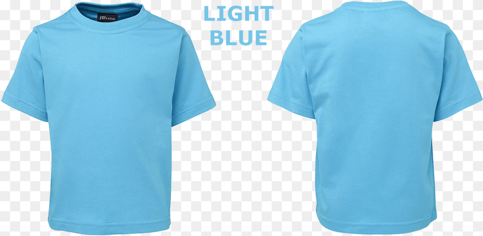 Custom Printed Kids T Shirts Tshirt Printing Light Blue Shirt, Clothing, T-shirt Free Transparent Png