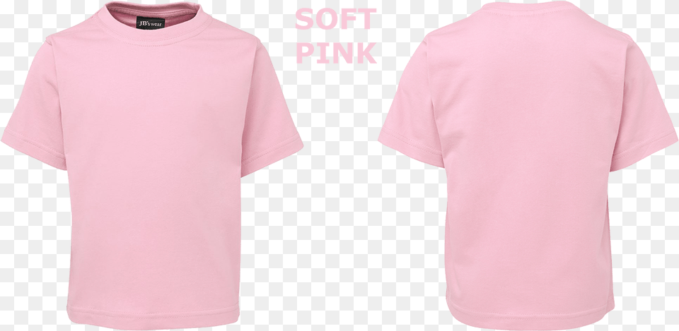 Custom Printed Kids T Shirts Yellow Soft Pink Soft Pink T Shirt, Clothing, T-shirt Png Image