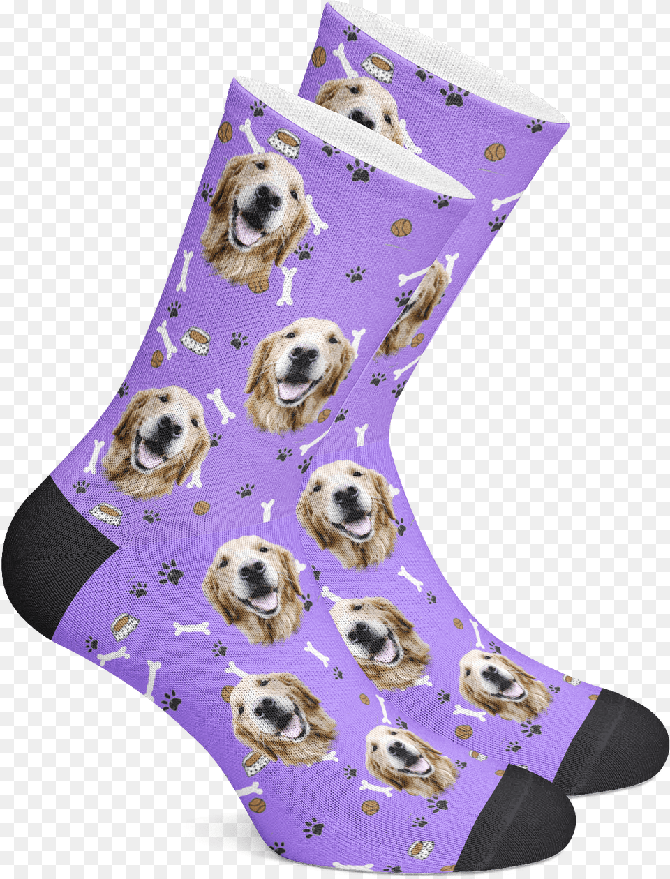 Custom Puppy Socks Custom Socks Personalized Socks Custom Cat Socks, Hosiery, Clothing, Animal, Pet Free Transparent Png