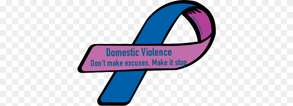 Custom Ribbon Domestic Violence Dont Make Excuses Make It Stop, Logo Png Image