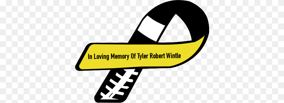 Custom Ribbon In Loving Memory Of Tyler Robert Wintle Free Transparent Png