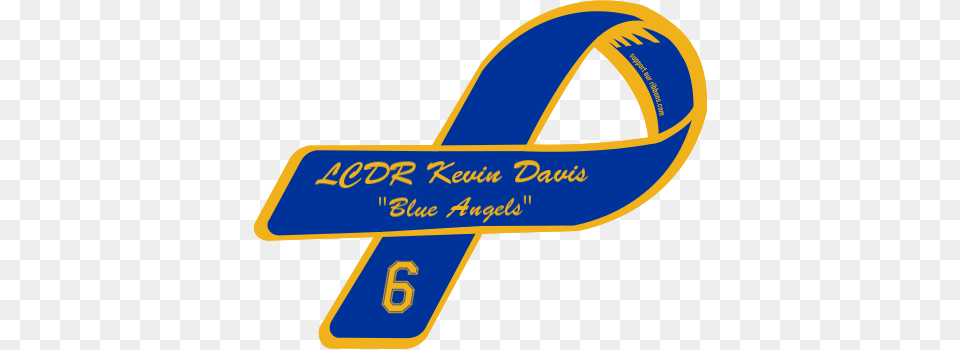 Custom Ribbon Lcdr Kevin Davis Blue Angels, Symbol, Text, Sign Png Image
