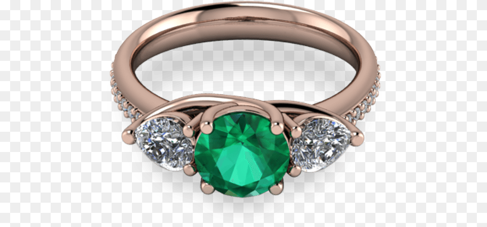 Custom Rose Gold Rings Durham Rose, Accessories, Gemstone, Jewelry, Emerald Png Image