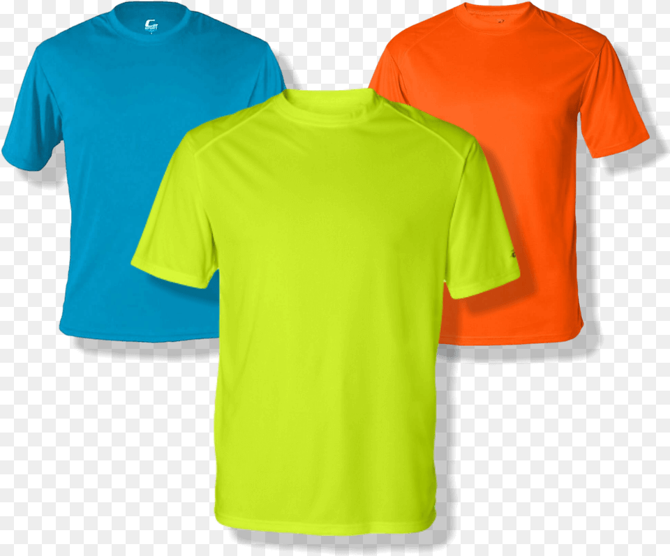 Custom Safety Green Shirts Active Shirt, Clothing, T-shirt, Adult, Male Free Png Download