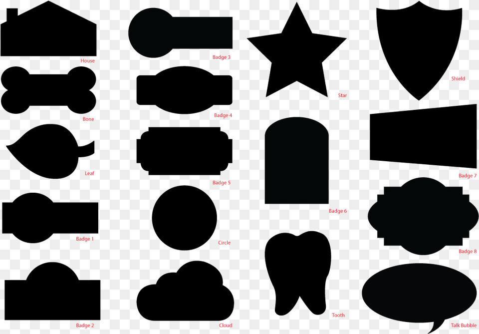 Custom Shape Badges Shapes For Name Tags, Nature, Night, Outdoors Png Image