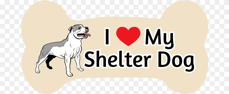 Custom Shelter Dog Bone Car Magnet Boxer, Animal, Canine, Mammal, Pet Png Image