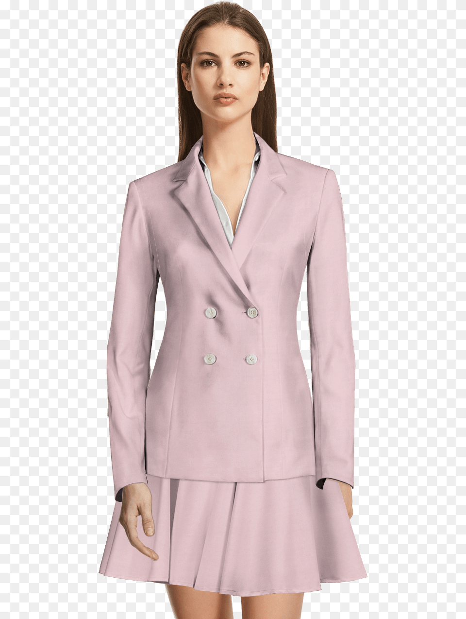 Custom Skirt Suits Business Pencil Tweed Skirt Suits Designer Women39s White Suits, Jacket, Blazer, Suit, Clothing Free Png