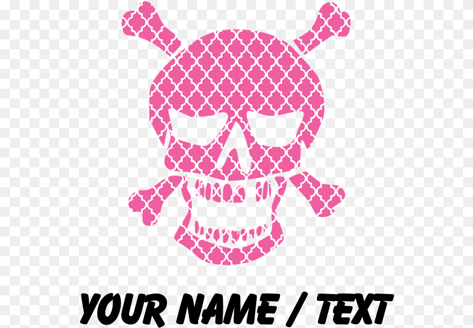 Custom Skull Pink Quatrefoil T Shirt Skull Pink Quatrefoil 339x539 Area Rug, Baby, Person, Head Free Png Download