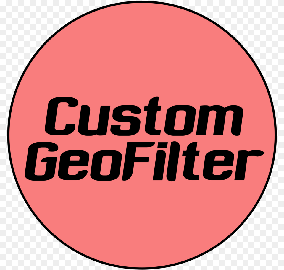 Custom Snapchat Geofilter, Disk, Text, Logo Free Png Download