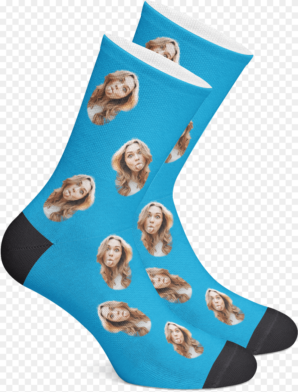 Custom Socks Face Socks Personalized Socks Photo Custom Socks, Adult, Person, Hosiery, Woman Free Transparent Png