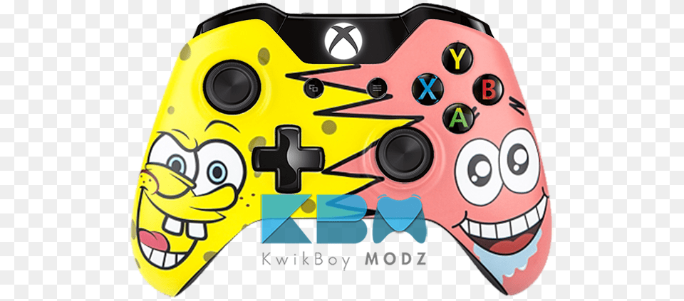 Custom Spongebob Vs Patrick Xbox One Controller, Electronics Free Png Download