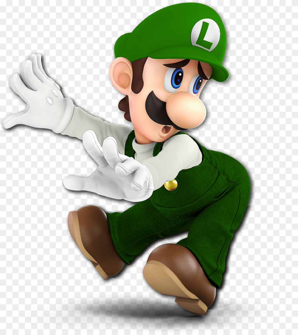 Custom Spooky Ultimate Renders On Twitter Luigi Smash Bros Ultimate, Baby, Person, Clothing, Face Free Png