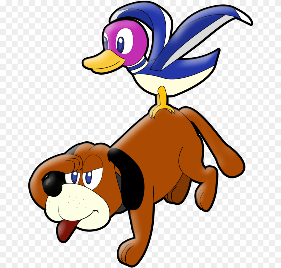 Custom Ssb Duck Hunt By Lisnovski D7zc13u Duck Hunt Dog And Duck, Animal, Bird, Cartoon Free Transparent Png