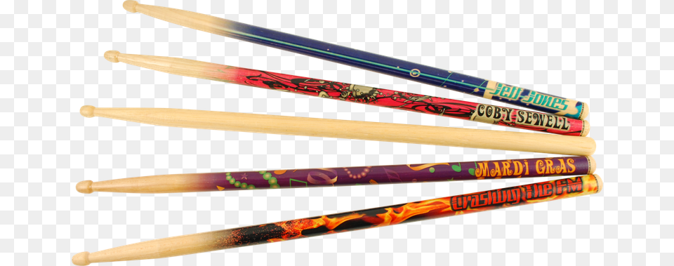 Custom Stix Personalized Drumsticks With Attitude Drawing, Blade, Dagger, Knife, Weapon Free Png