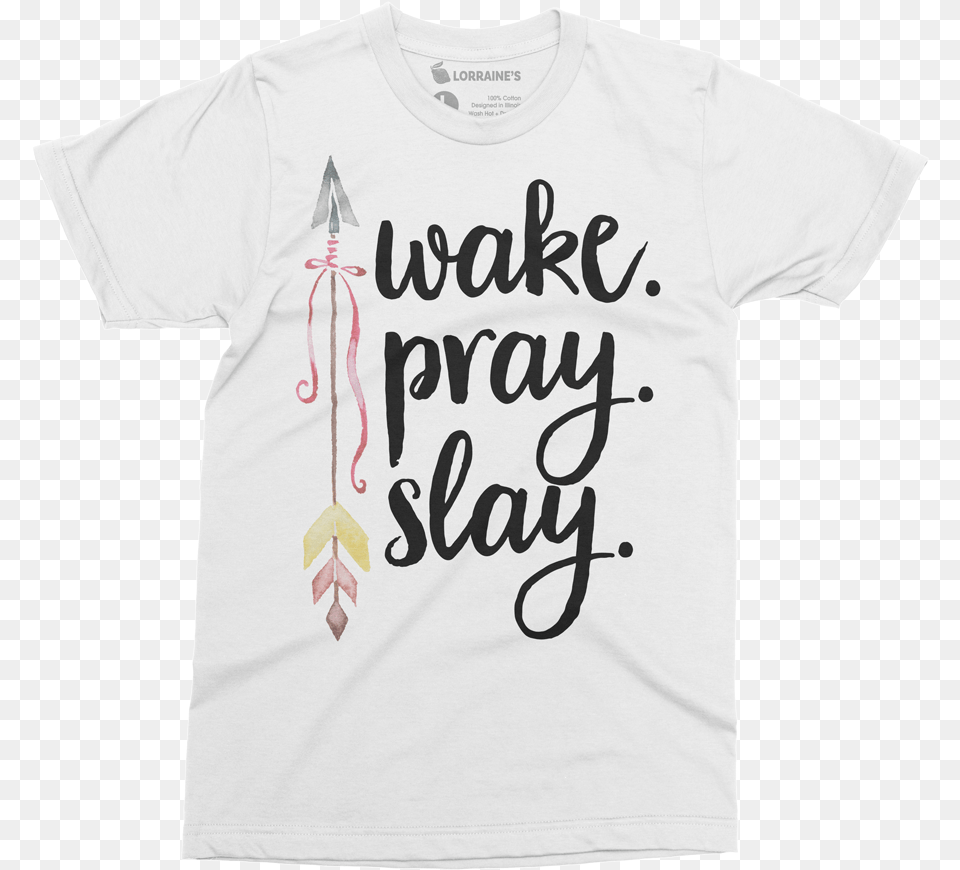 Custom T Shirt Wake Calligraphy, Clothing, T-shirt Free Transparent Png
