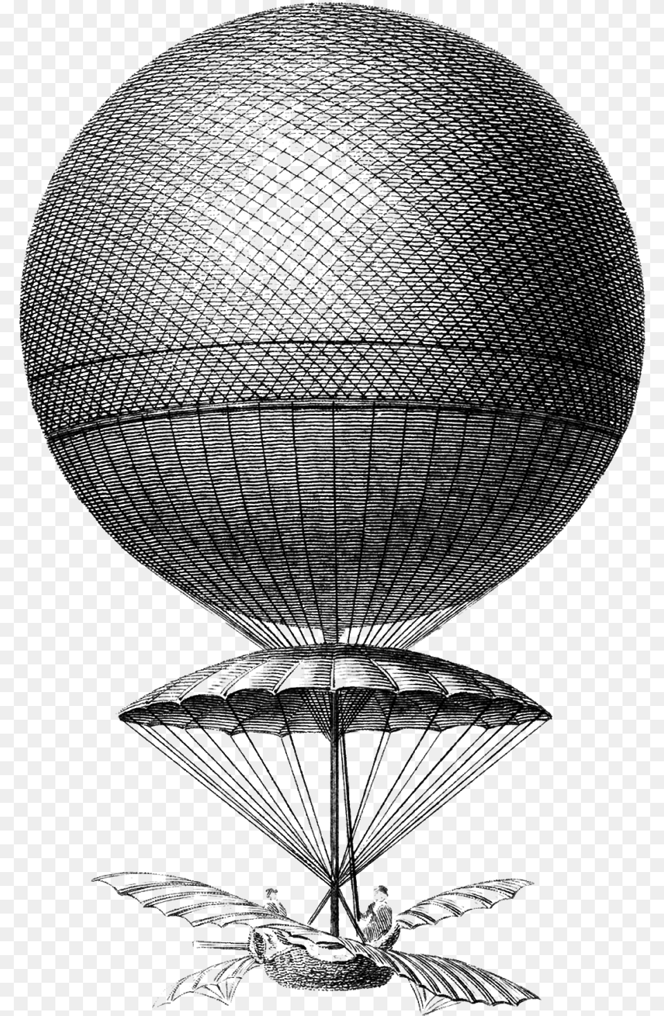 Custom T Shirts Pixabay Old Air Balloon, Gray Free Png