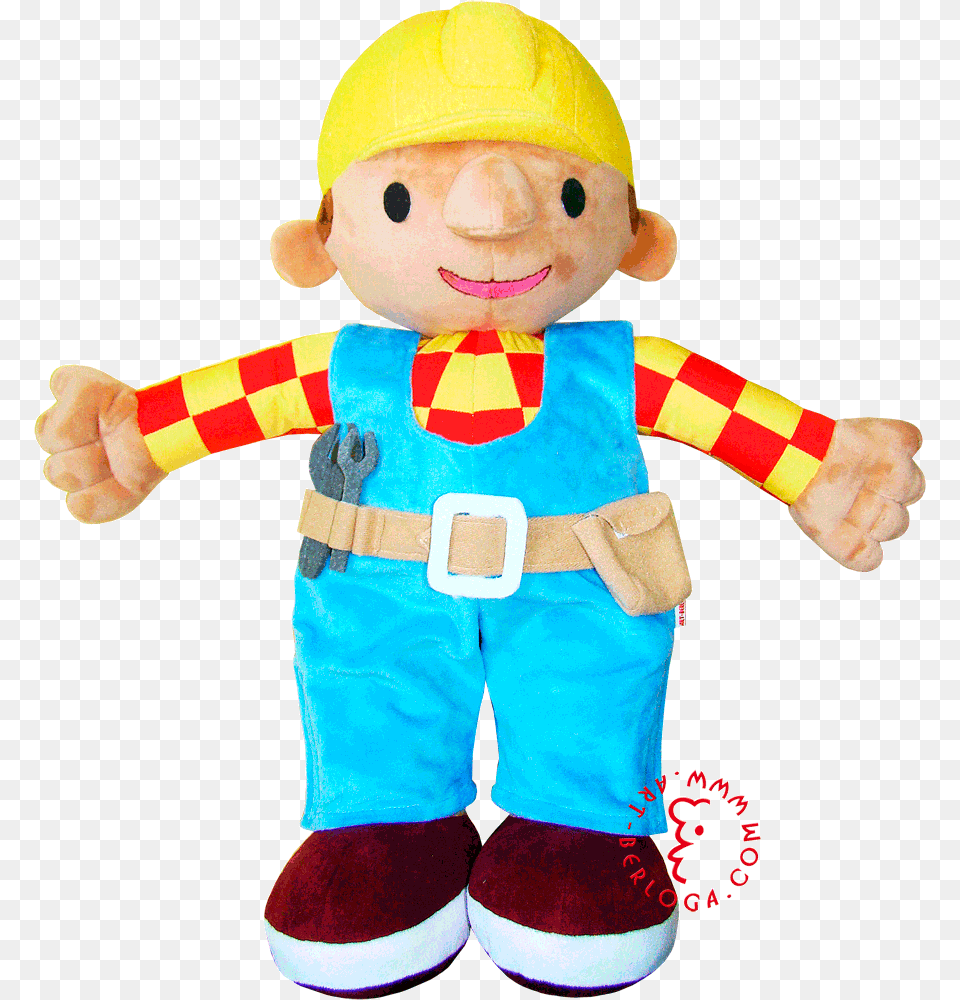 Custom Tailoring Of A Toy Bob The Builder Stuffed Toy, Baby, Person, Clothing, Shorts Free Transparent Png
