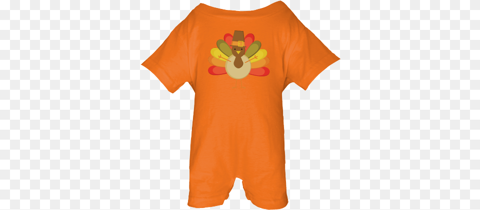 Custom Thanksgiving Turkey Pilgrim Baby Romper Has Baby Clothes I Just Did 9 Months, Clothing, T-shirt, Shirt Png Image