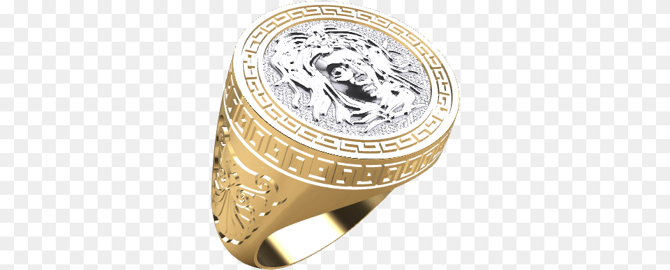Custom Versace Ring Art Of Animation Resort, Accessories, Jewelry, Gold Free Png
