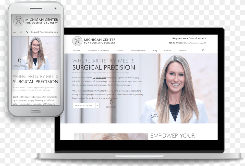 Custom Website Design For Dr Online Advertising, Adult, Phone, Person, Woman Png