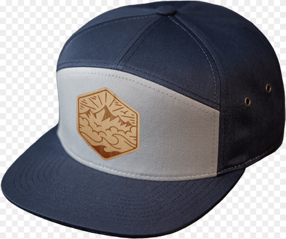 Custom Wood Patch 7 Panel Strapback Hat Corporate Gifts For Baseball, Baseball Cap, Cap, Clothing Png Image