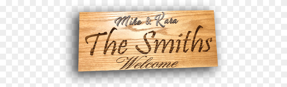 Custom Wood Plaquessigns Plywood, Handwriting, Text, Calligraphy Free Png Download