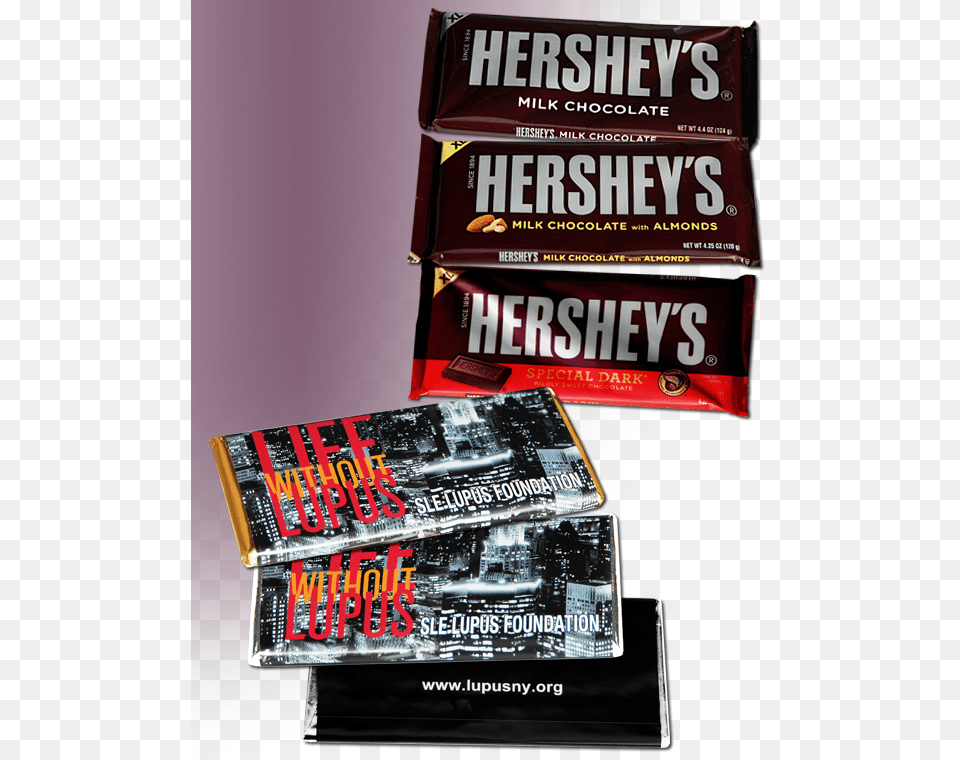 Custom Wrapped King Size Bars Hershey Chocolate Bar Big, Food, Sweets Free Png